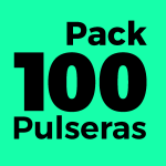 Pack 100 pulseras