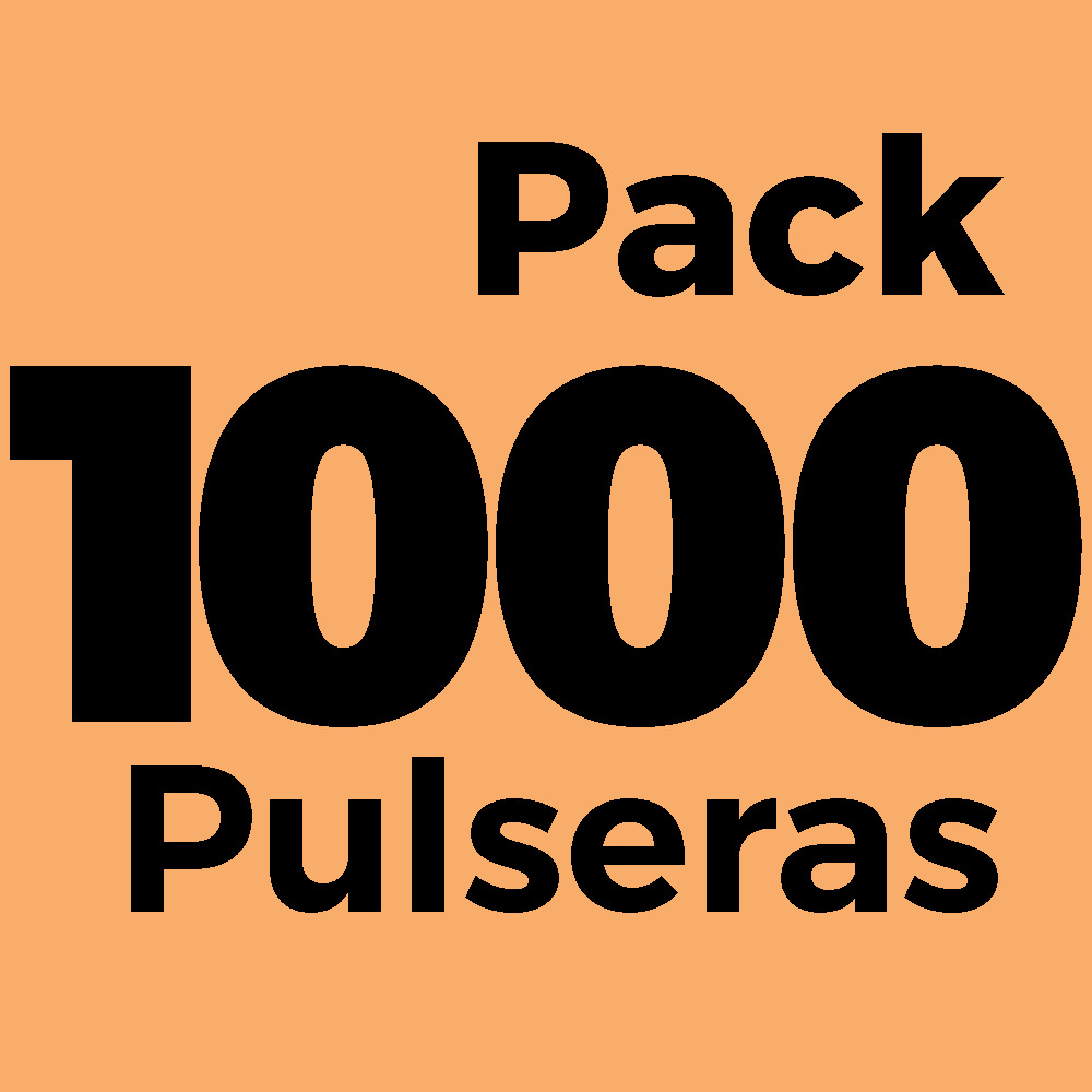 Pack 1000 pulseras
