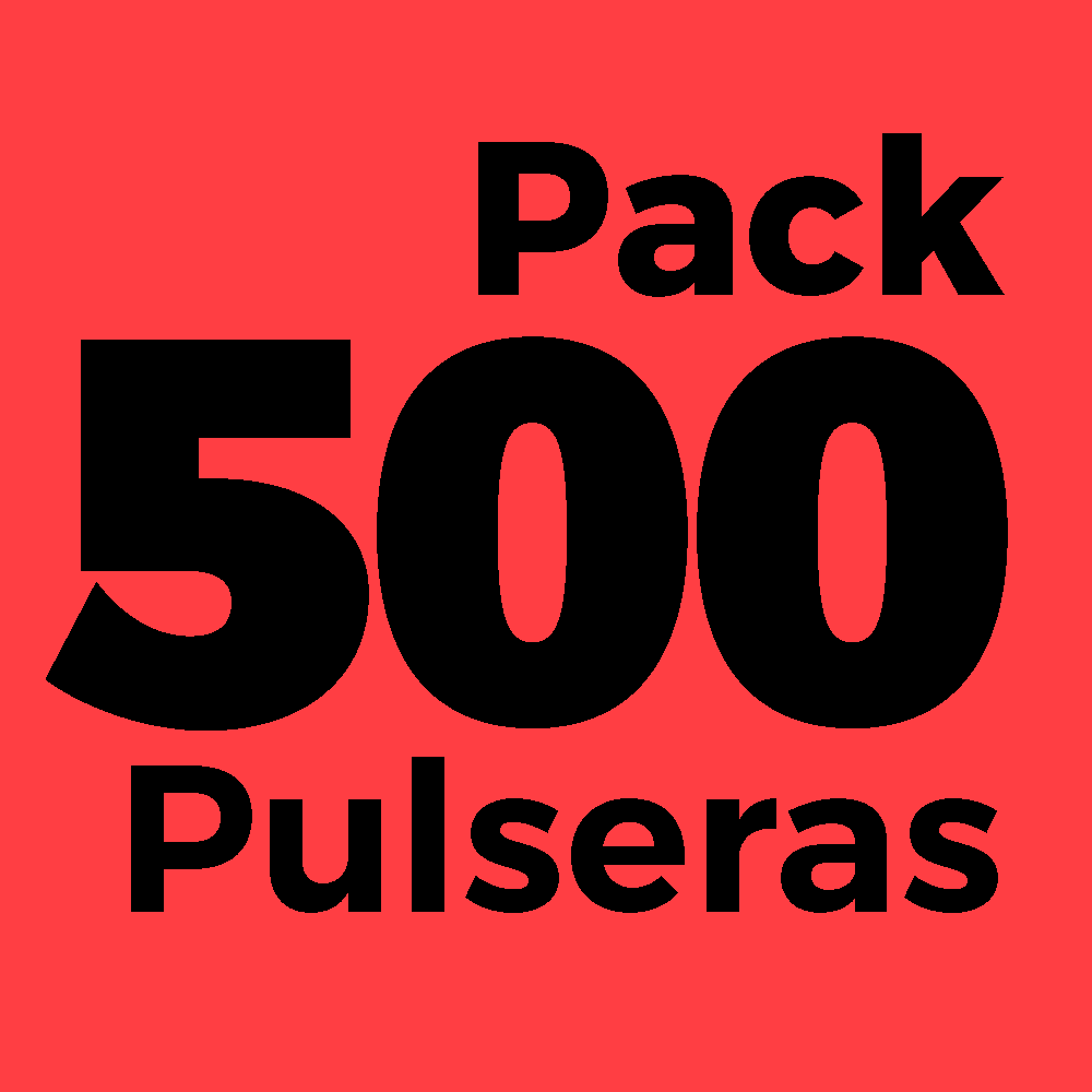 Pack 500 pulseras