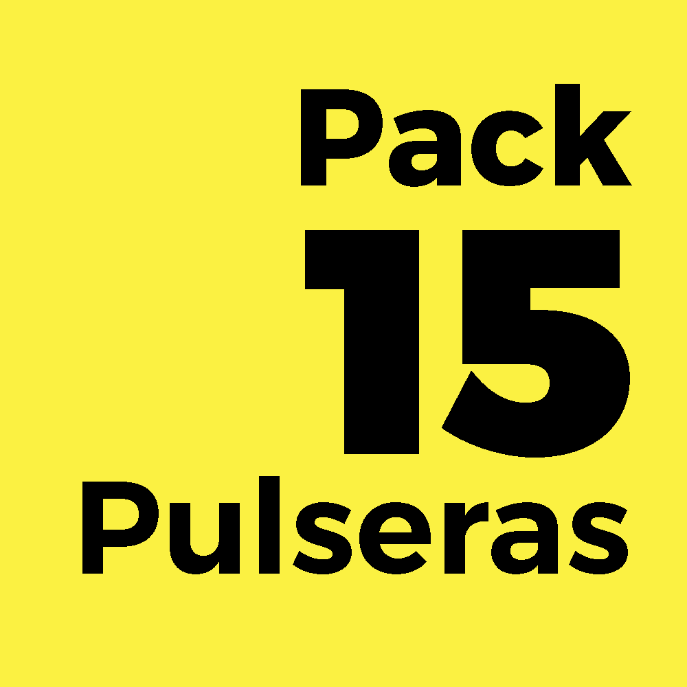 Pack 15 Pulseras